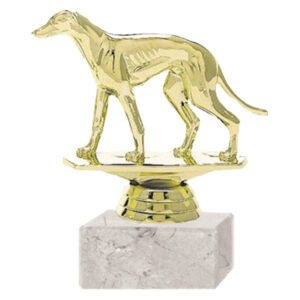 Trofeo plástico Perro Galgo RP-0377