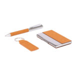 Set TORAJA: Bolígrafo, Llavero y Porta tarjetas