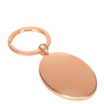 Llavero ovalado encobrizado negro "SAM"