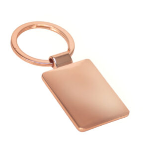 Llavero rectangular encobrizado "CUPRA"