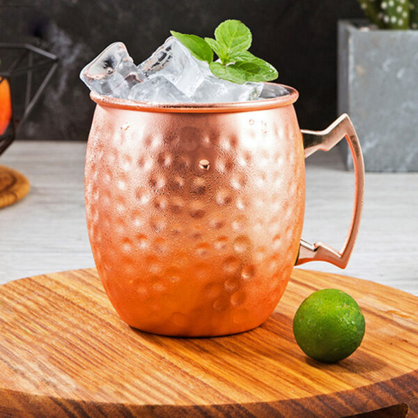 Set de 2 Mugs Encobrizados Martillados M76 - Imagen 6