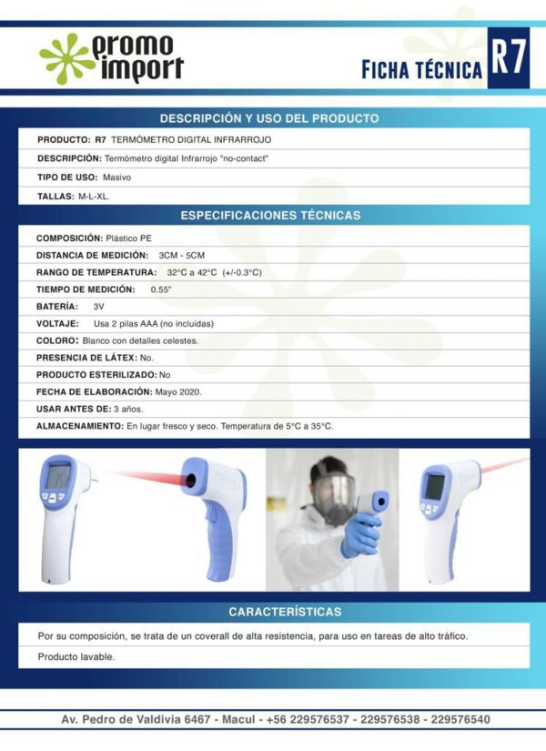 Termómetro digital Infrarrojo - Imagen 5