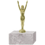 Trofeo Plástico Gimnasia Mujer