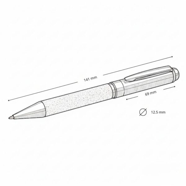 Bolígrafo de acero MENDOZA - Imagen 5