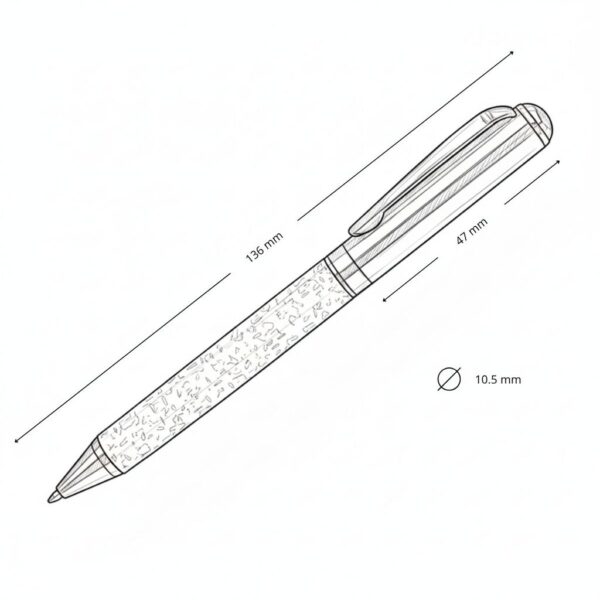 Bolígrafo de acero JODHPUR - Imagen 5