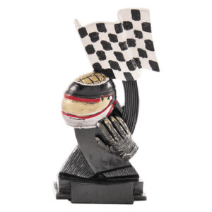 Trofeo Resina Bandera a Cuadros 6022908