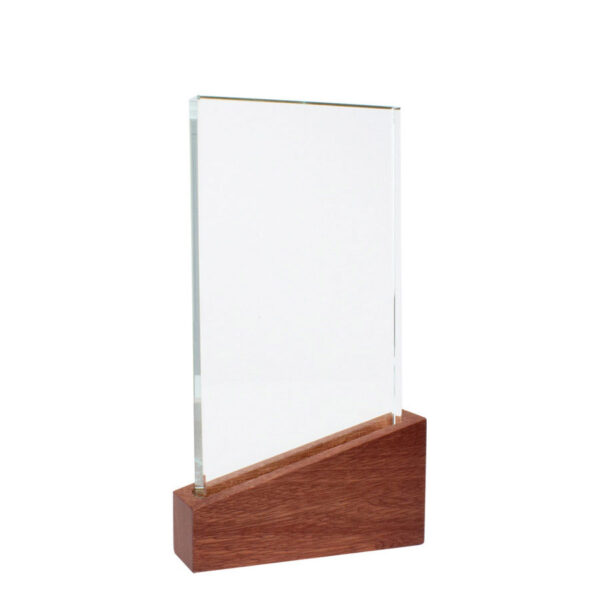 Trofeo Galvano de Madera y Cristal "Lido" - Imagen 5