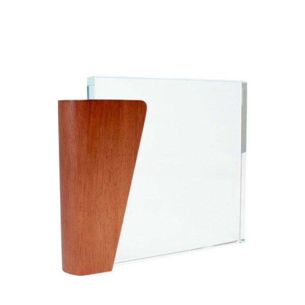 Trofeo Galvano de Madera y Cristal "Lewis" - Imagen 5