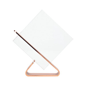 Trofeo Galvano Encobrizado de Cristal "Claim"