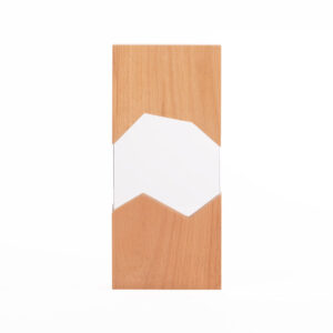 Trofeo Galvano de Madera y Cristal "Steven"