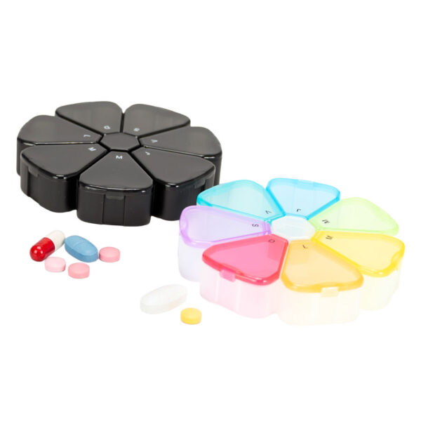 Pastillero Plástico 7 días "FLOWER" - Imagen 9