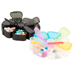 Pastillero Plástico 7 días "FLOWER"