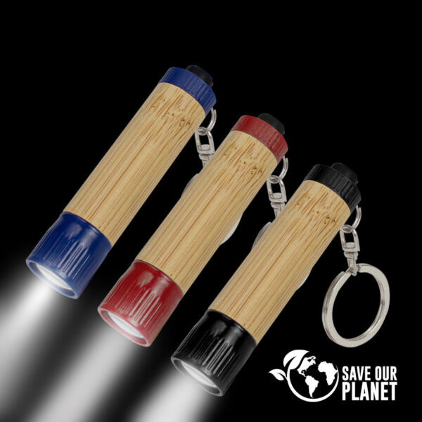 Llavero-Linterna LED cuerpo Bamboo - Imagen 10
