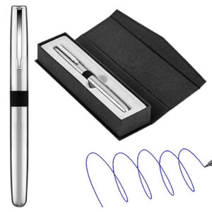 Roller plateado con estuche B60