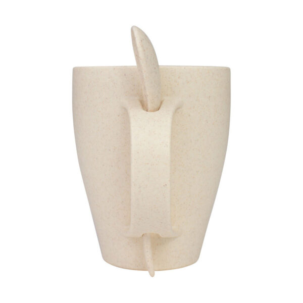 Mug de caña de Trigo con Cuchara 400cc - Imagen 7