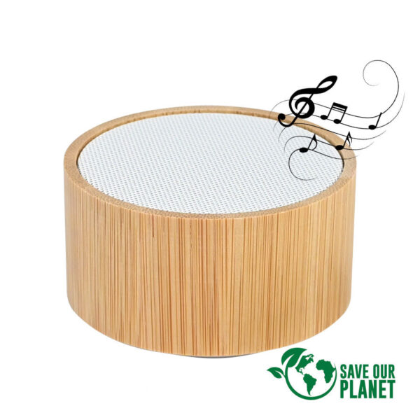 Parlante Altavoz Bluetooth de Bamboo "FLOW" - Imagen 5
