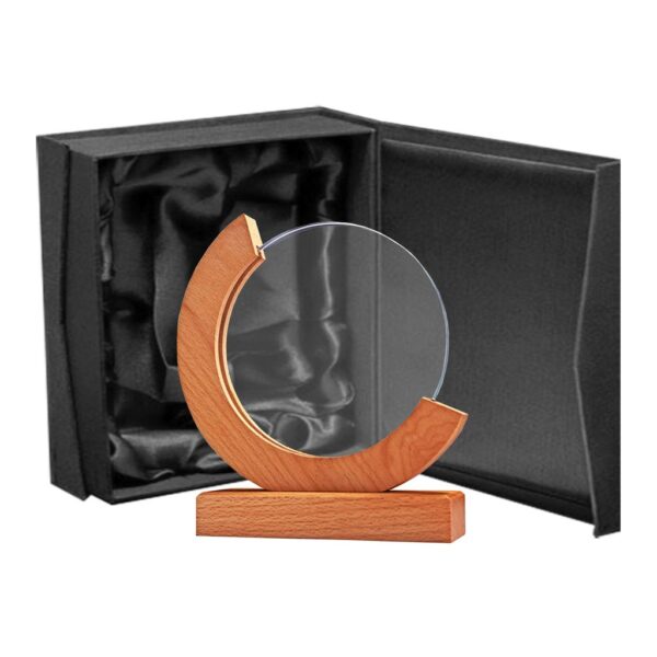 Galvano Cristal con Base de Madera BLAS 58 - Imagen 5