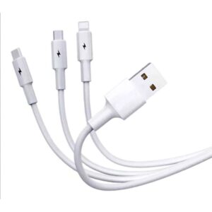 Cable Conector Multicargador Blanco T66