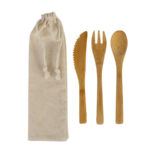 Set de 3 cubiertos de Bamboo
