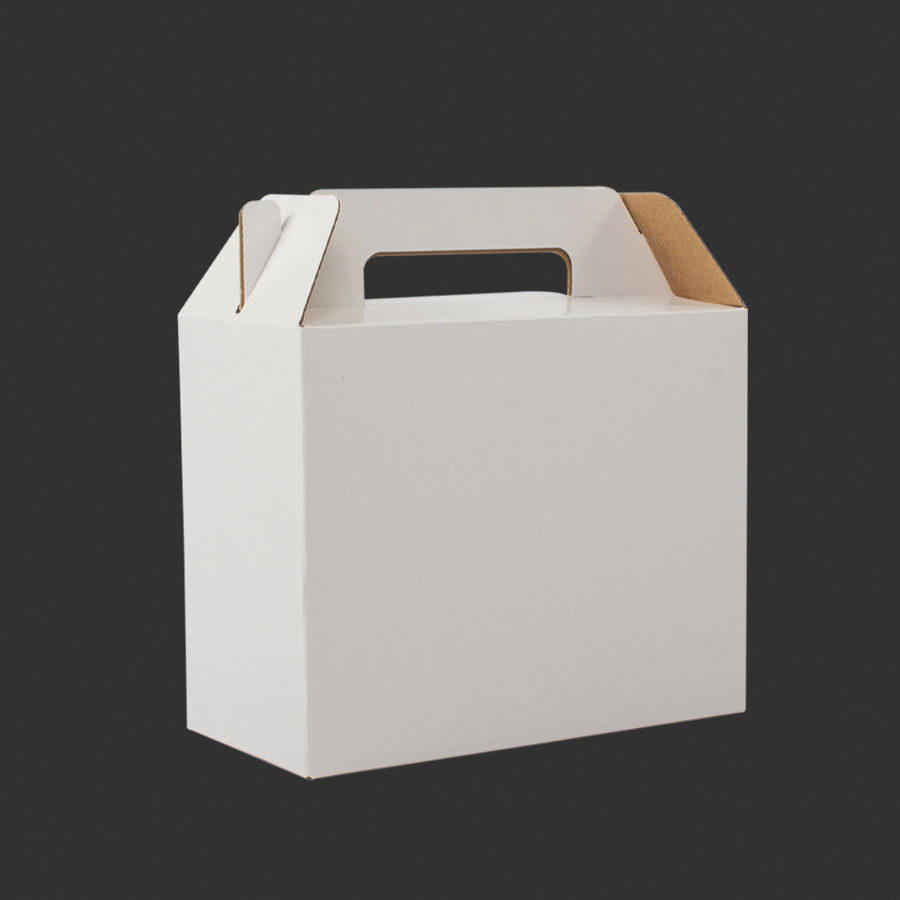 Caja autoarmable con asas, 25x20x12 cm - Imagen 2