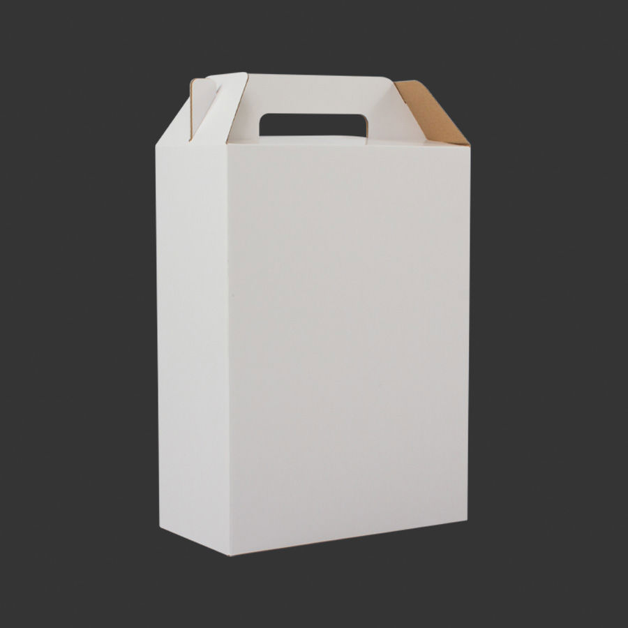 Caja autoarmable con asas, 26x35x13 cm - Imagen 2