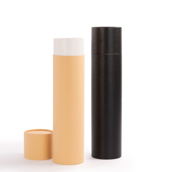 Caja tubular grande de cartón con tapa, para regalos. 2L - Imagen 8