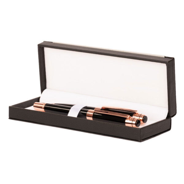 Set de Escritura "THORTON" negro con detalles encobrizados. - Imagen 9