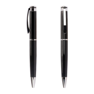 Bolígrafo ejecutivo "DARK" en estuche rígido negro.