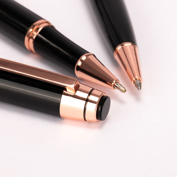 Set de Escritura "THORTON" negro con detalles encobrizados. - Imagen 8