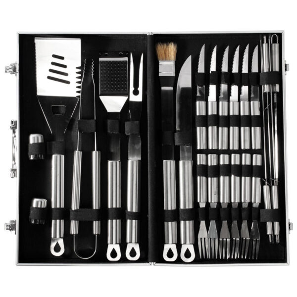 Deluxe BBQ Set Metálico de 24 piezas - Imagen 5