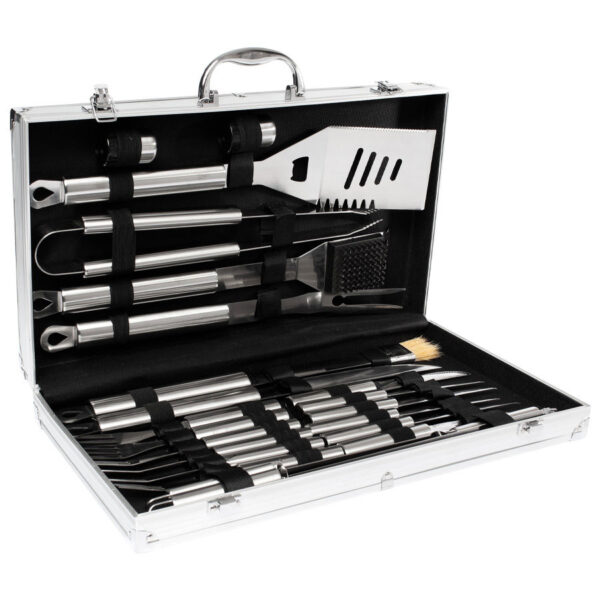 Deluxe BBQ Set Metálico de 24 piezas - Imagen 6