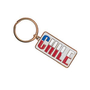 Llavero Metálico Encobrizado Chile K64