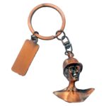 Llavero Busto Minero Cobre K89