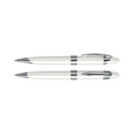 Bolígrafo Metálico White Pearl