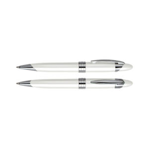 Bolígrafo Metálico White Pearl