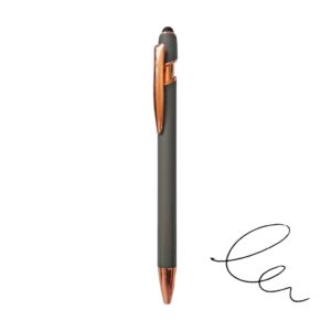 Bolígrafo engomado color gris/cobre L73