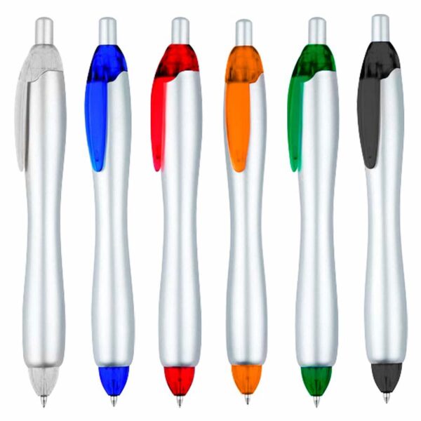 Bolígrafo Plástico Gordito Silver - Imagen 7