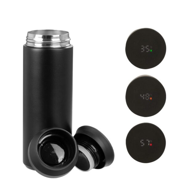 Termo doble pared de acero, con termómetro digital "SMART LID", 480cc - Imagen 7