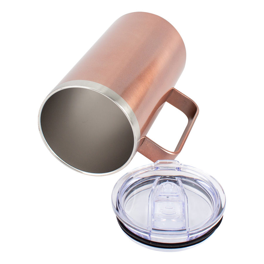 Mug metálico Encobrizado 700cc - Imagen 2