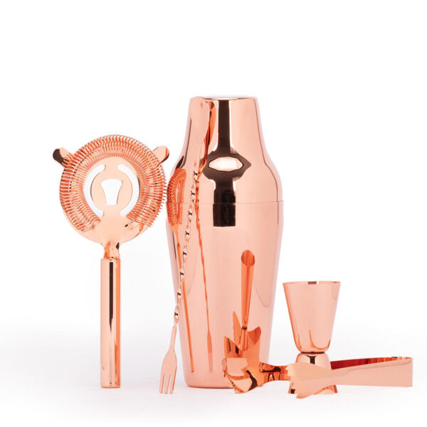 Set de Cóctel metálico Encobrizado - Imagen 7