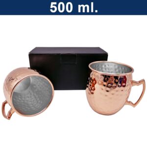 Set de 2 Mugs Encobrizados Martillados M76