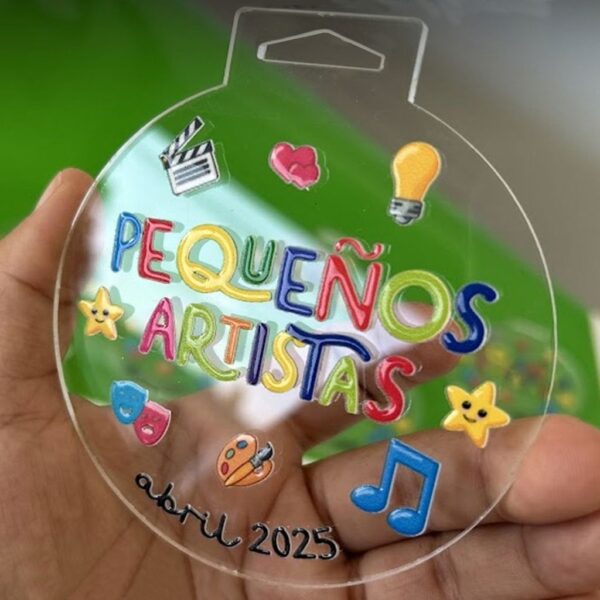 Medalla Acrílico Transparente MD 150 - Imagen 10