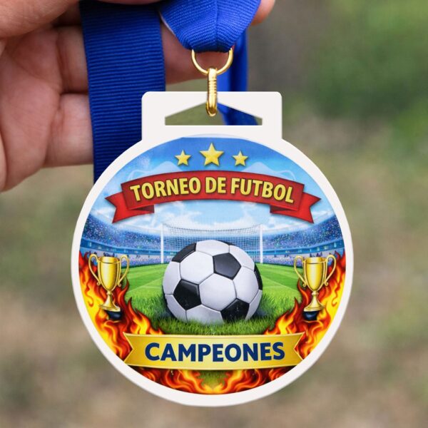 Medalla Acrílico Sublimable Blanco MD 151 - Imagen 6