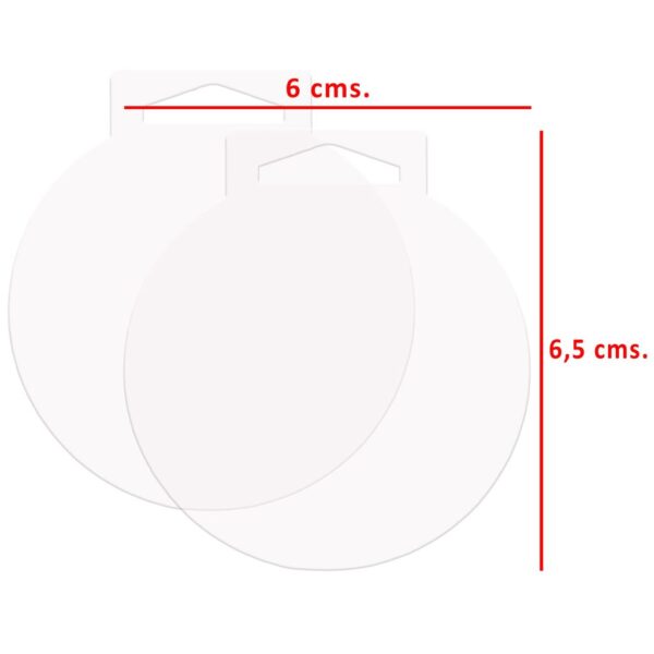 Medalla Acrílico Transparente MD 150 - Imagen 6