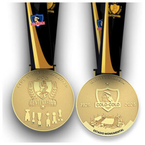 Medallón Conmemorativo Centenario Colo Colo
