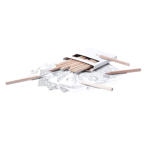 Set Lápices de colores con láminas para colorear N200 - Imagen 8