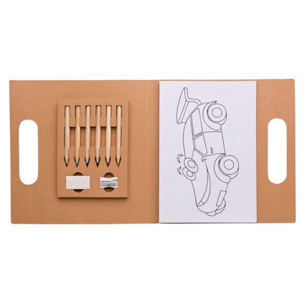 Set Lápices de colores con láminas para colorear N201 - Imagen 6