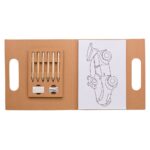 Set Lápices de colores con láminas para colorear N201