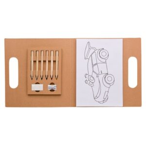 Set Lápices de colores con láminas para colorear N201