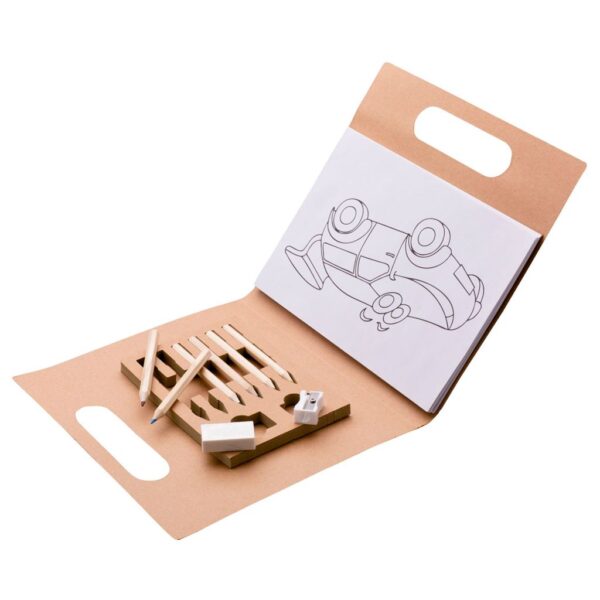 Set Lápices de colores con láminas para colorear N201 - Imagen 7